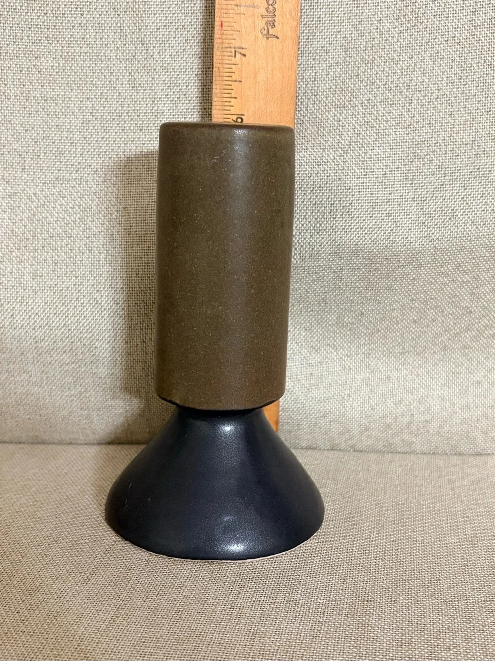 Vintage Jallpa Nina Peru Pottery Bud Vase MCM Earth Tone Ceramic Made in Peru